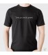 unonou camiseta tota pedra fa paret unisex negra