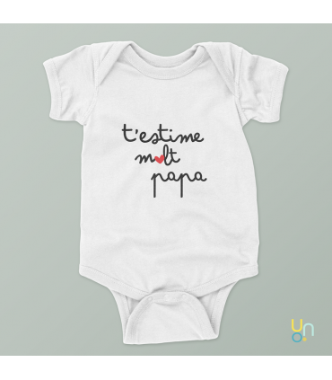 unonou t'estime papa manga corta