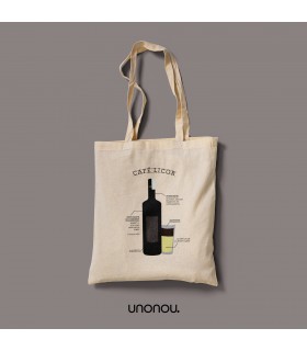 unonou tote bag café licor