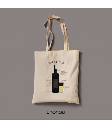 unonou tote bag café licor