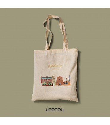 unonou tote bag barrio de Gràcia