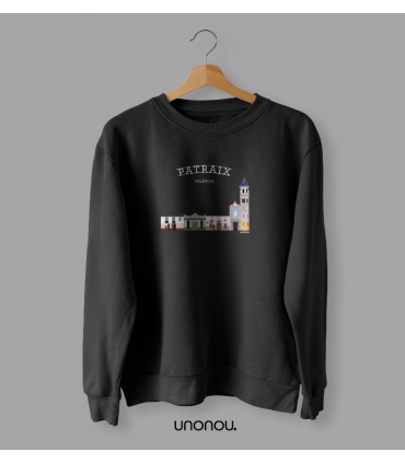 unonou sudadera patraix negra