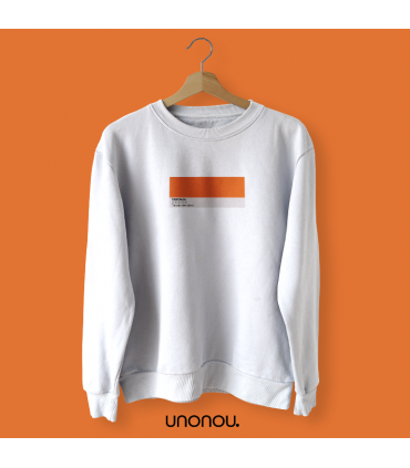 unonou dessuadora els colors de la mediterrània taronja blanca