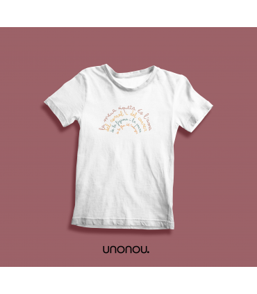 unonou camiseta infantil canciones infantiles l'ama del corral