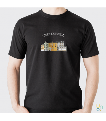 unonou samarreta ontinyent negra unisex