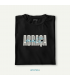 unonou camiseta negra abraça molt