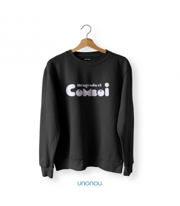 unonou sudadera negra comboi