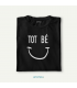 unonou camiseta tot-be negra