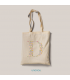 tote bag personalizable inicial con flores unonou