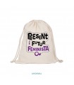 Mochila de cuerdas - "Present i Futur Feminista"