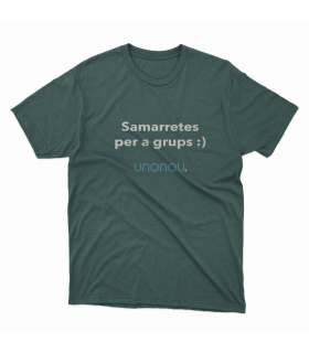 Samarreta personalitzable per a grups