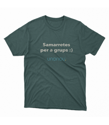Camiseta personalizable para grupos