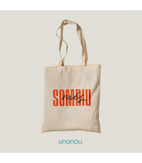 unonou tote bag somriu més taronja