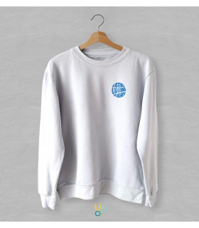 unonou sudadera Estic a la lluna de València blanca