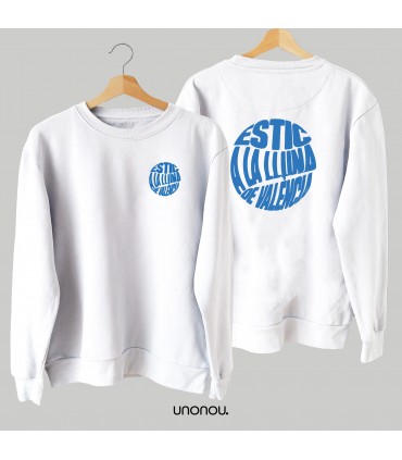 Dessuadora unisex - "Estic a la lluna de València"