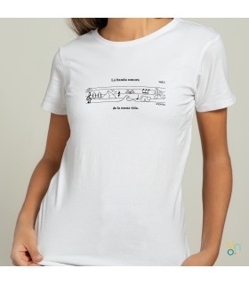 unonou camiseta la banda sonora de la meua vida entallada