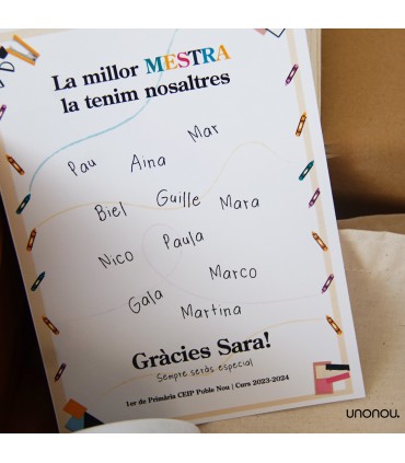 pack nº3 mestre mestra unonou personalitzable