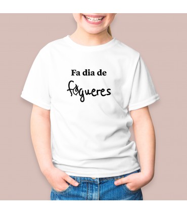 unonou samarreta fa dia de fogueres infantil