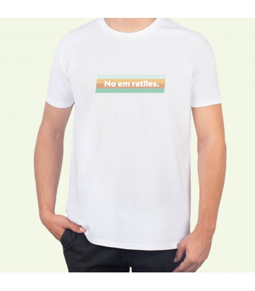 unonou camiseta no em ratlles unisex