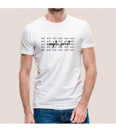 unonou camiseta canyeta peixet unisex