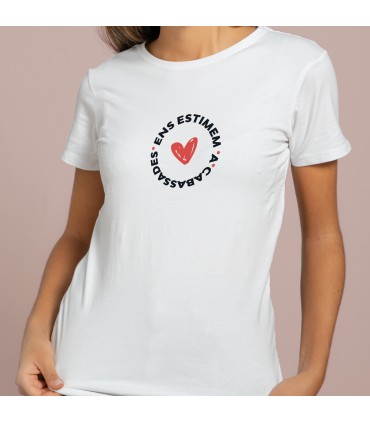unonou camiseta ens estimem a cabassades entallada