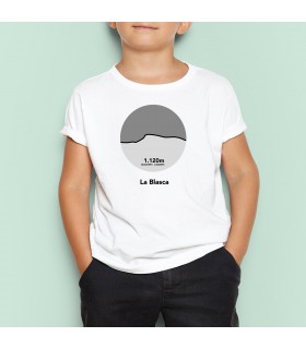 unonou camiseta la blasca niño blanca
